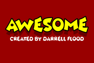 Awesome: A Playful Display Font for Digital Branding