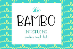 Bambo: A Hand-Drawn Sans Serif for Creative Projects
