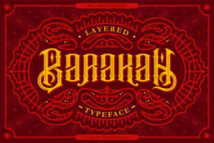 Barakah: A Vintage-Inspired Display Font