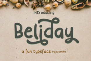 Beliday Font: A Cute Display Typeface