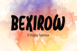 Bexirow: A Bold Playful Display Font for Real Branding Work