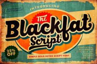 Blackfat Script: A Bold Handwritten Statement