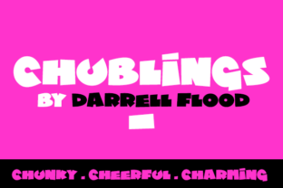 Chublings: A Cute Display Font