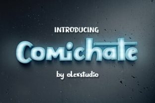 Comichate: A Playful Display Font for Editorial Impact