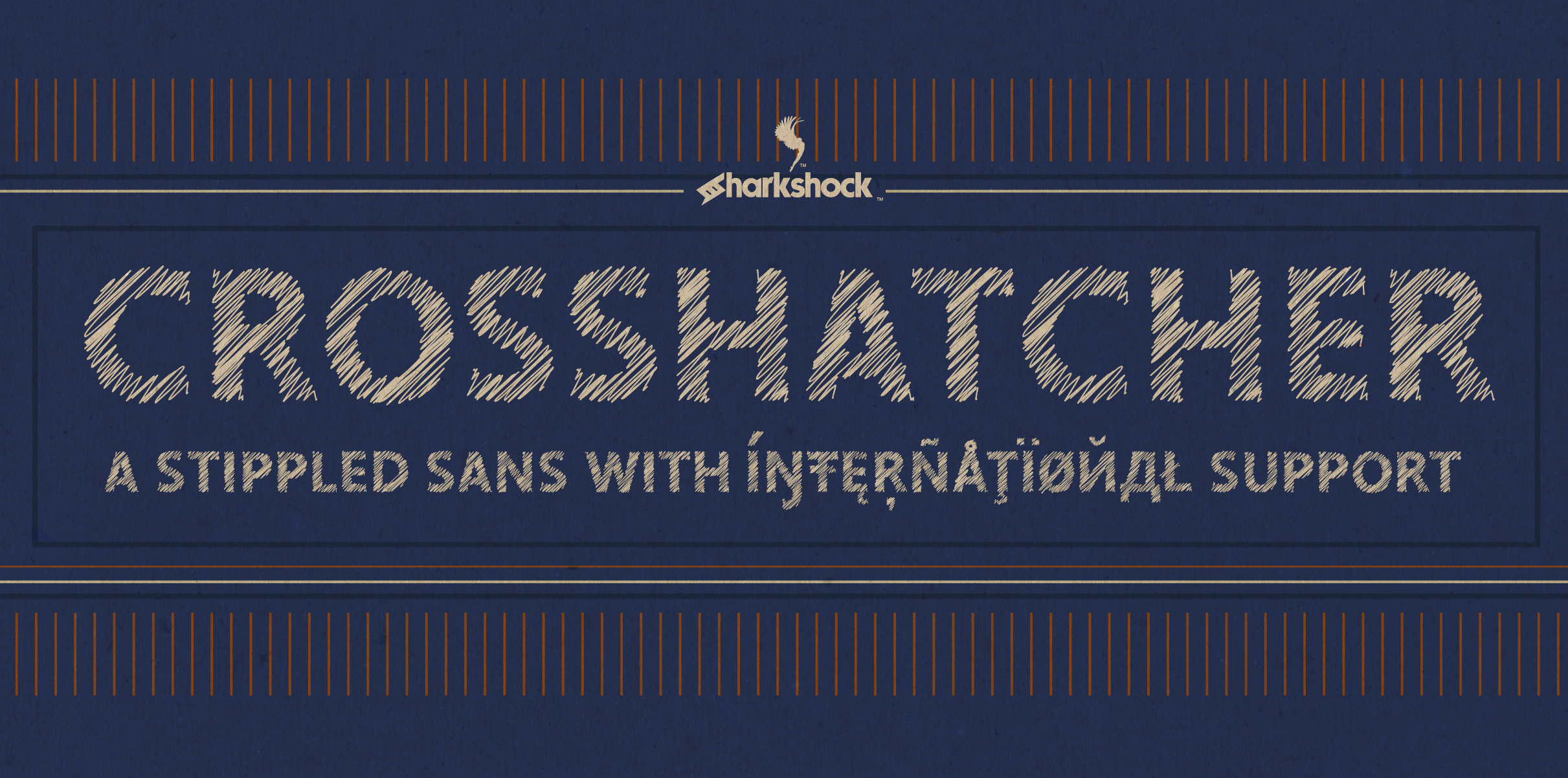 Crosshatcher: A Bold Display Font