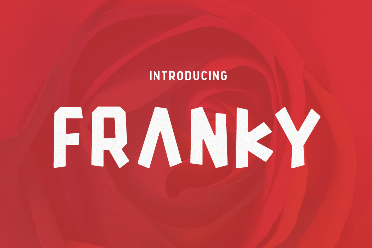 Franky: A Bold Display Font for Makers