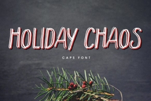 Holiday Chaos: A Display Font That Brings Warmth and Polish to Your Brand