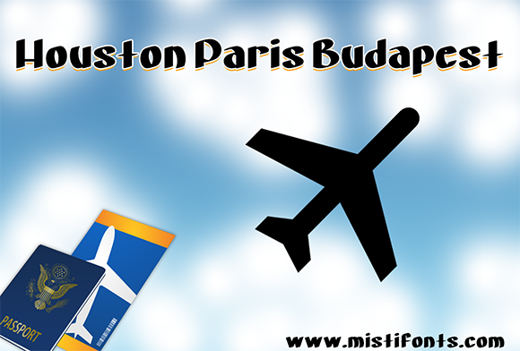 Houston Paris Budapest: A Bold Display Font