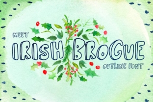 Irish Brogue: A Handcrafted Display Font That Feels Like Home