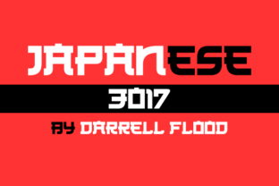 Japanese 3017 Font for Editorial Design