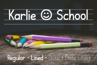 Karlie School Font for Creative Projects