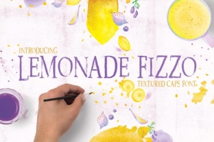 Lemonade Fizzo: A Handcrafted Display Font That Feels Like Summer in Type
