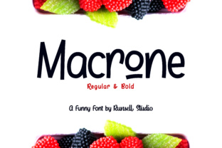 Macrone: A Playful Font for Creative Projects