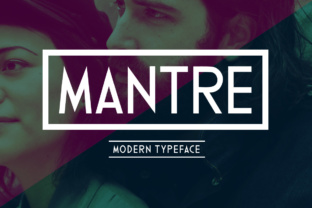 Mantre: A Modern Display Font for Creative Projects
