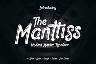 Manttiss: A Display Font That Cuts Through the Feed