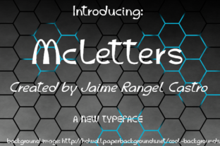 McLetters: A Bold Display Font for Creative Design