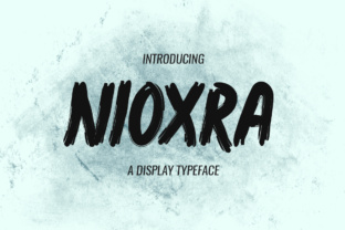 Nioxra: A Unique Display Font for Crafters
