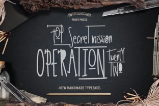 Operation 22: A Display Font That Commands Attention—Not Clutter