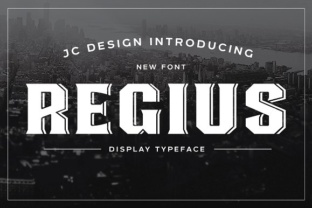Regius: A Bold Display Font