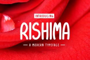 Rishima: A Bold Display Font for Impactful Campaigns