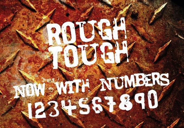 Rough Tough Font for Web Design