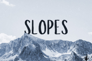 Slopes: A Vintage Display Font