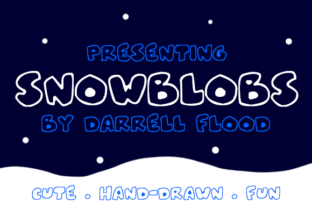 Snowblobs: A Winter Font for Impactful Campaigns