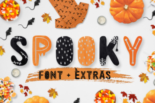 Spooky Font: A Display Typeface for Hauntingly Good Craft Projects