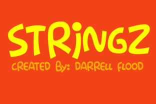 Stringz: A Fun Display Font for Creative Projects