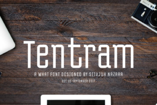 Tentram: A Display Font That Earns Its Space