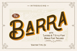 The Barra Font: Vintage Style for Editorial Design