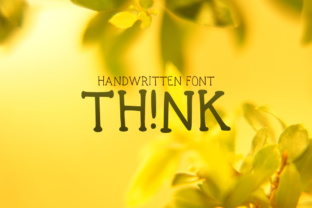 Think TH NK: A Fun Font for Creative Projects