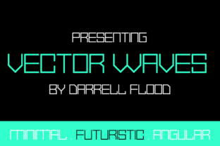 Vector Waves: A Futuristic Font for Modern Design